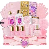 Gifts for Women, 32 Pcs Rose Spa Gifts Basket, Hydrating Face Skin Care Set | Women Bath and Body Gifts Basket Set, Self Care Pampering Kit for Mom &amp; Wife, Birthday, Anniversary, Christmas, Mothers Day