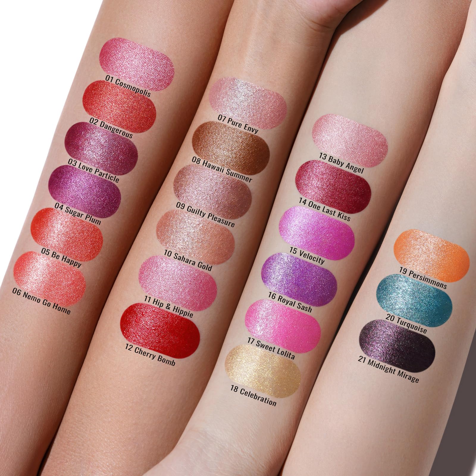 Oulac Halloween Black Lipstick for Women, Black with Raspberry Shimmer, High-Impact Lipcolor with Moisturizing Creamy Formula, Vegan & Cruelty-Free, Midnight Mirage (21)