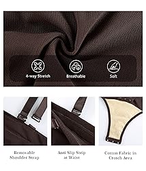 WANFISTO Tummy Control Shapewear for Women - Butt