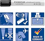 STAEDTLER Lumocolor Whiteboard Marker Bullet Tip Pack 8 351 WP4-1 view 6