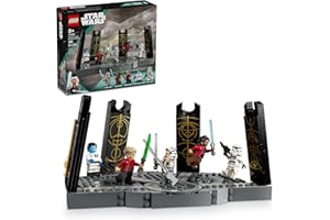 LEGO Star Wars Ahsoka Tano’s Duel on Peridea Building Toy for Kids, Collectible Toy with 5 Star Wars Minifigures Including Grand Admiral Thrawn & Ahsoka, Fun Gift for 8 Year Old Boys & Girls, 75385