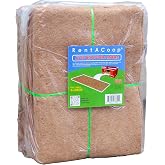 RentACoop Jute Brooder Liners for Big Red Barn Brooder - 4 Pack | Reusable-style jute liners sized for Big Red Barn brooders to support comfortable footing for baby chicks