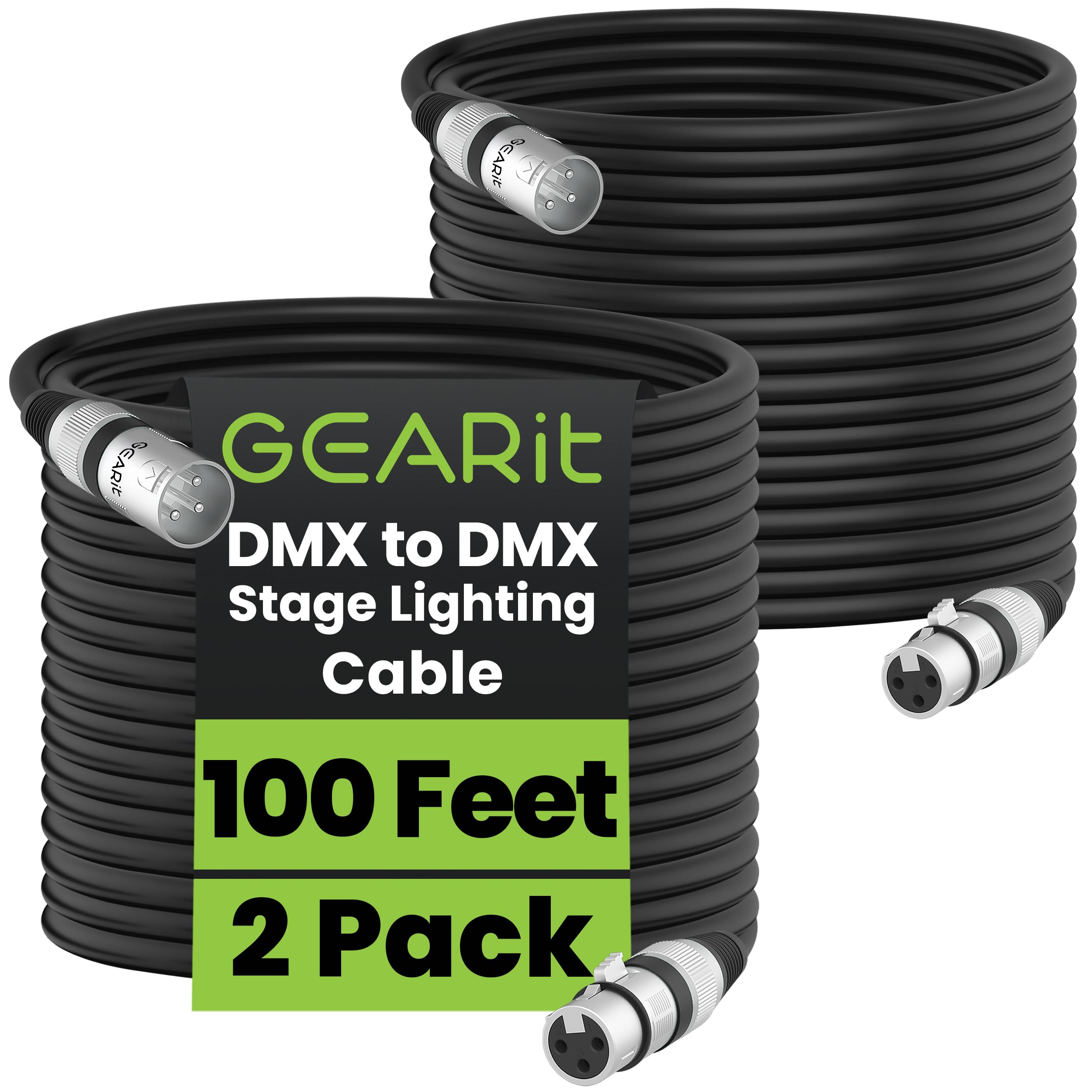 GEARit DMX to DMX Stage Lighting Cable