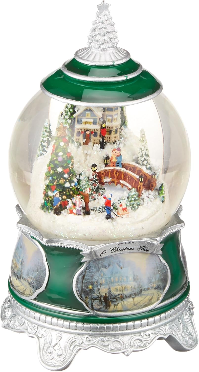 Snow Globes - The Bradford Exchange Thomas Kinkade O Christmas Tree Musical Snow Globe