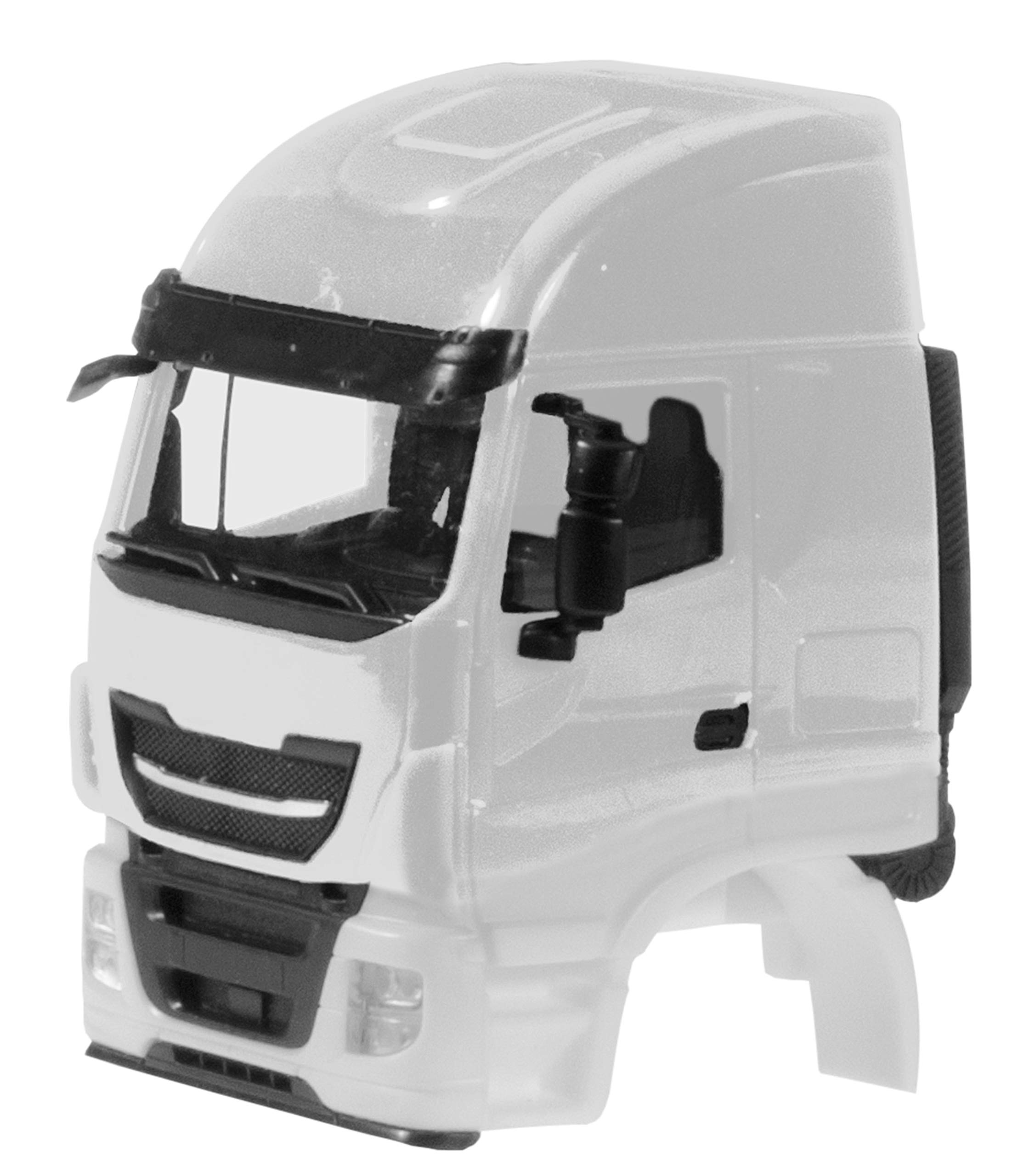 Spare parts service: Iveco Stralis cab without wind deflector and chassis cover