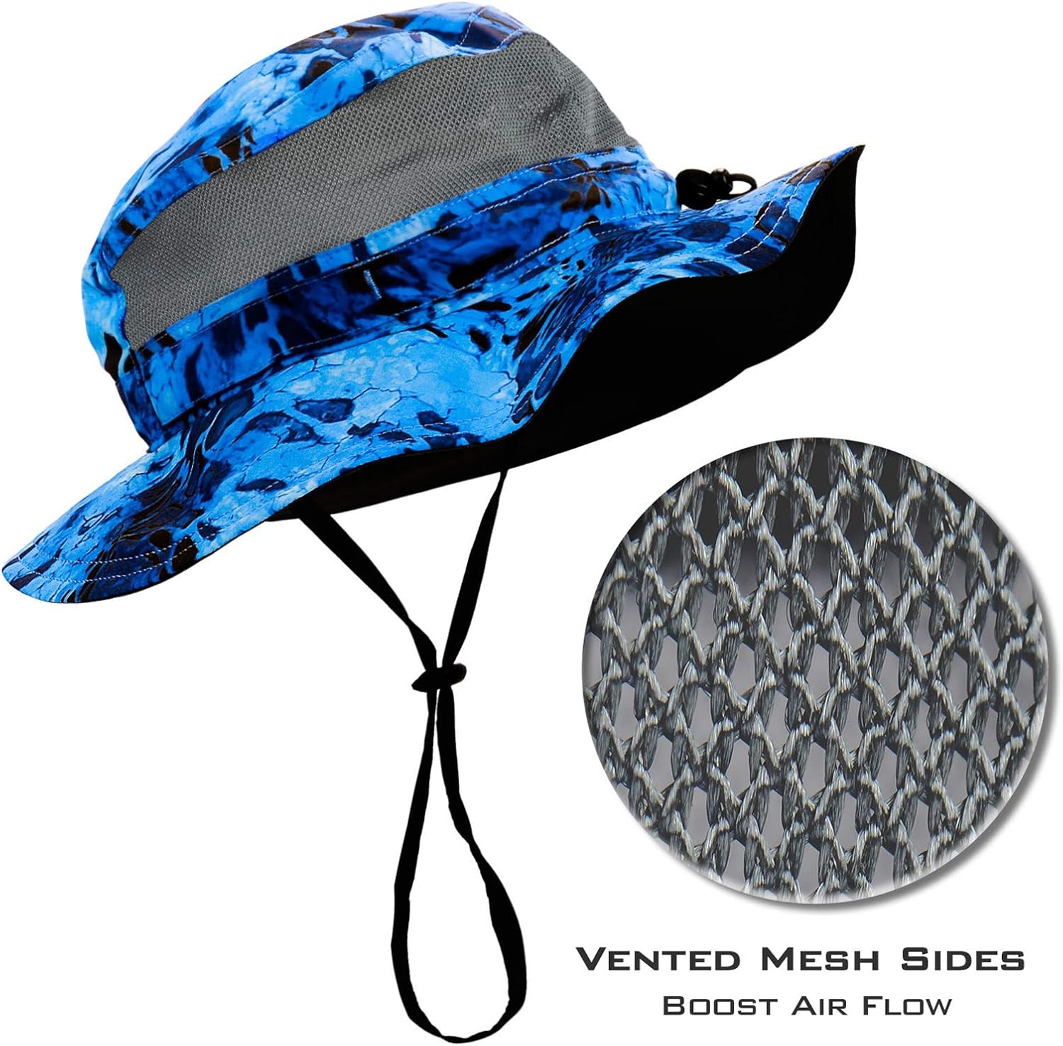 KastKing Sol Armis UPF 50 Boonie Hat - Sun Protection Hat, Fishing Hat, Beach & Hiking Hat, Paddling, Rowing, Kayaking Hat, Shoreline : Clothing