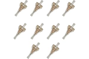 IllmTech – Universal Inline Fuel Filters (In-Line Clear, 10-Pack)