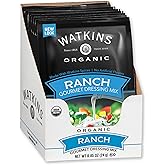 Watkins Organic Ranch Salad Dressing Mix, 0.85 oz. Packets, 12-Pack