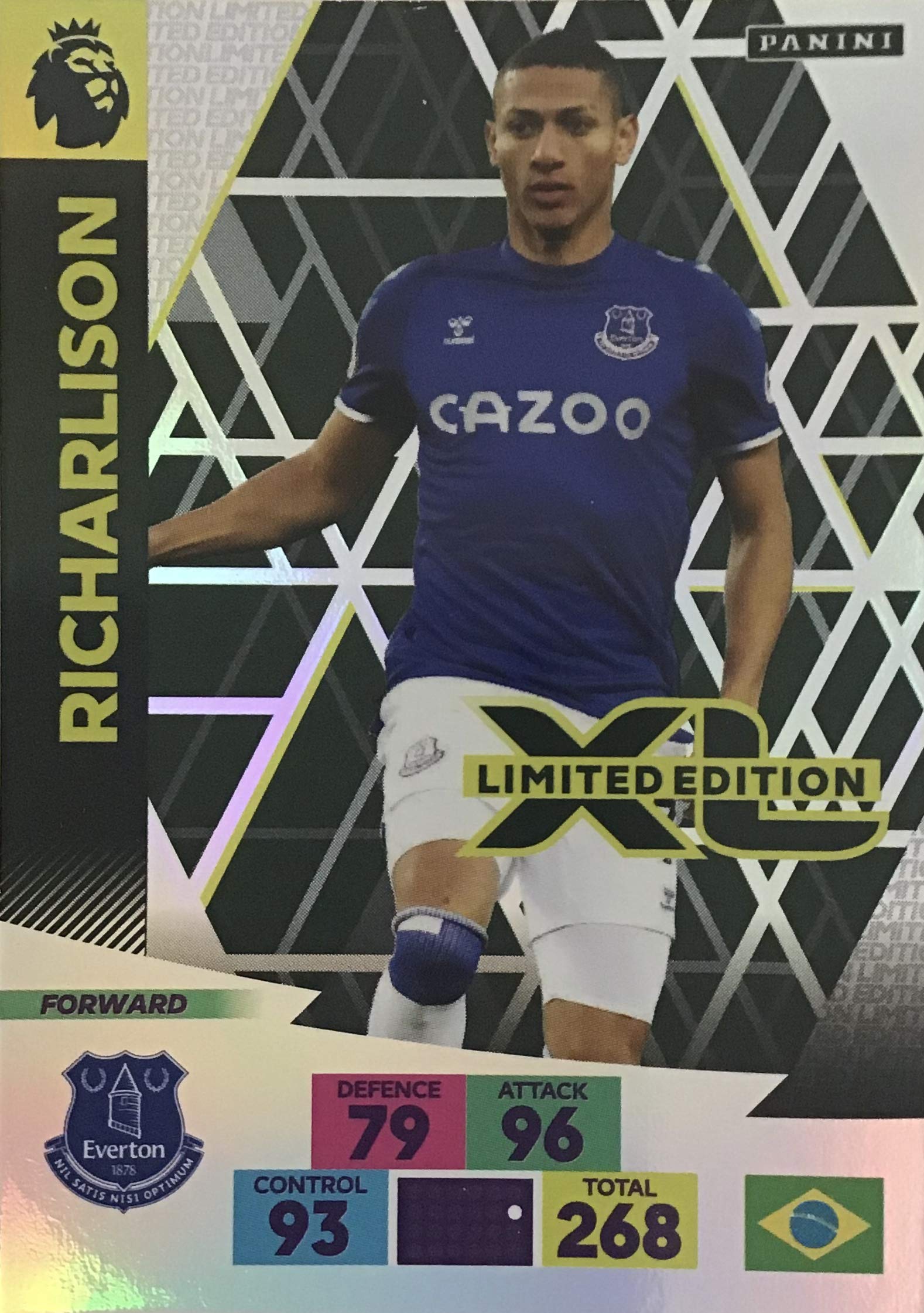 Adrenalyn XL PREMIER LEAGUE 20/21 LIMITED EDITION RICHARLISON EVERTON