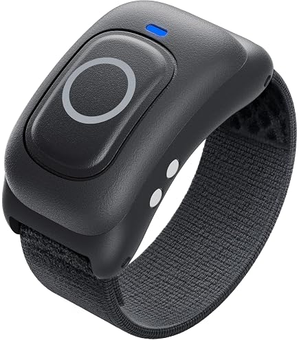 Télécommande GPS Bluetooth Insta360 Pour X5/X4/X3/Ace Pro 2 - Portée 25m, Suivi Mouvements Précis, Support Vélo Inclus