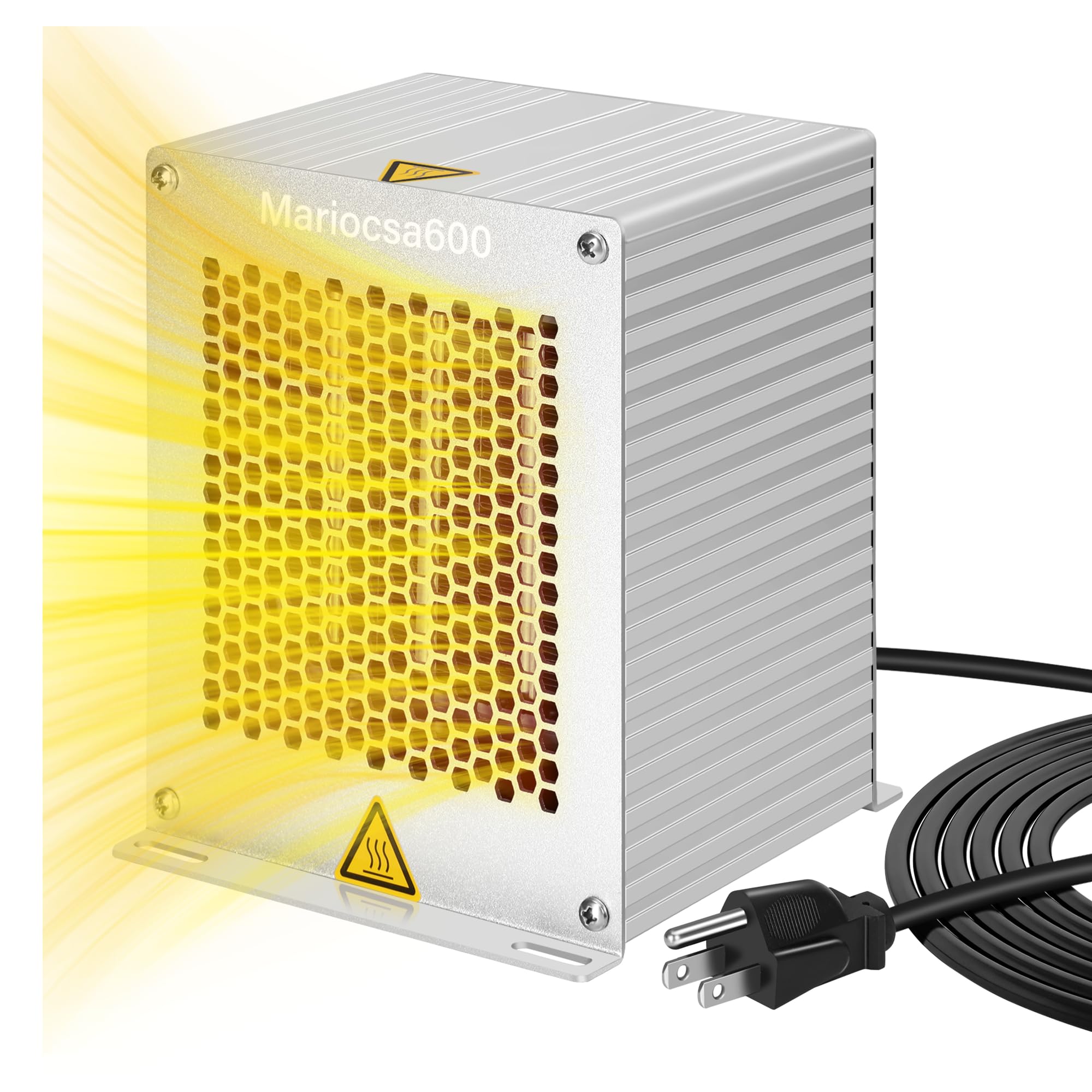 Photo 1 of (2026 Upgraded) Boat Engine Compartment Heater, 600W Bilge Heater with IPX8 Waterproof & Precise Sensing, Boat PTC Warmer for Boats Up to 36', Prevent Pump & Engine Freezing in RV, Camper, Well House