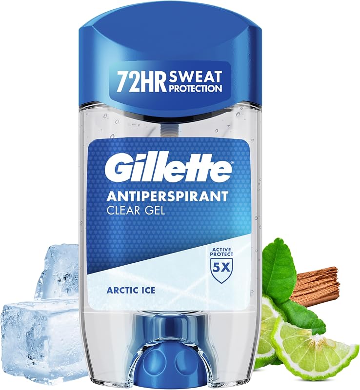 Clear Gel Artic Ice Antitranspirante Y Desodorante Hombre 4x70ml
