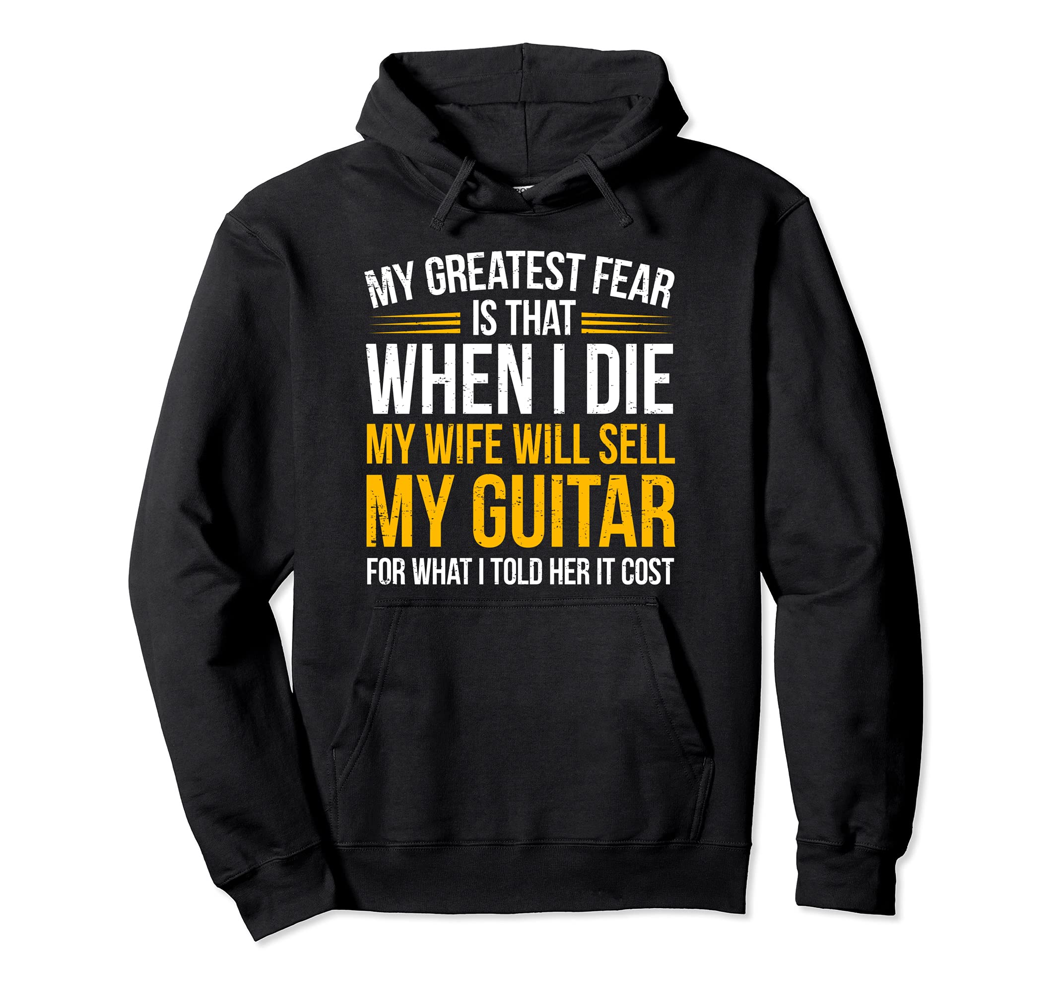 Funny Guitar Player Saying Guitarist I Expensive Guitar Pullover Hoodie