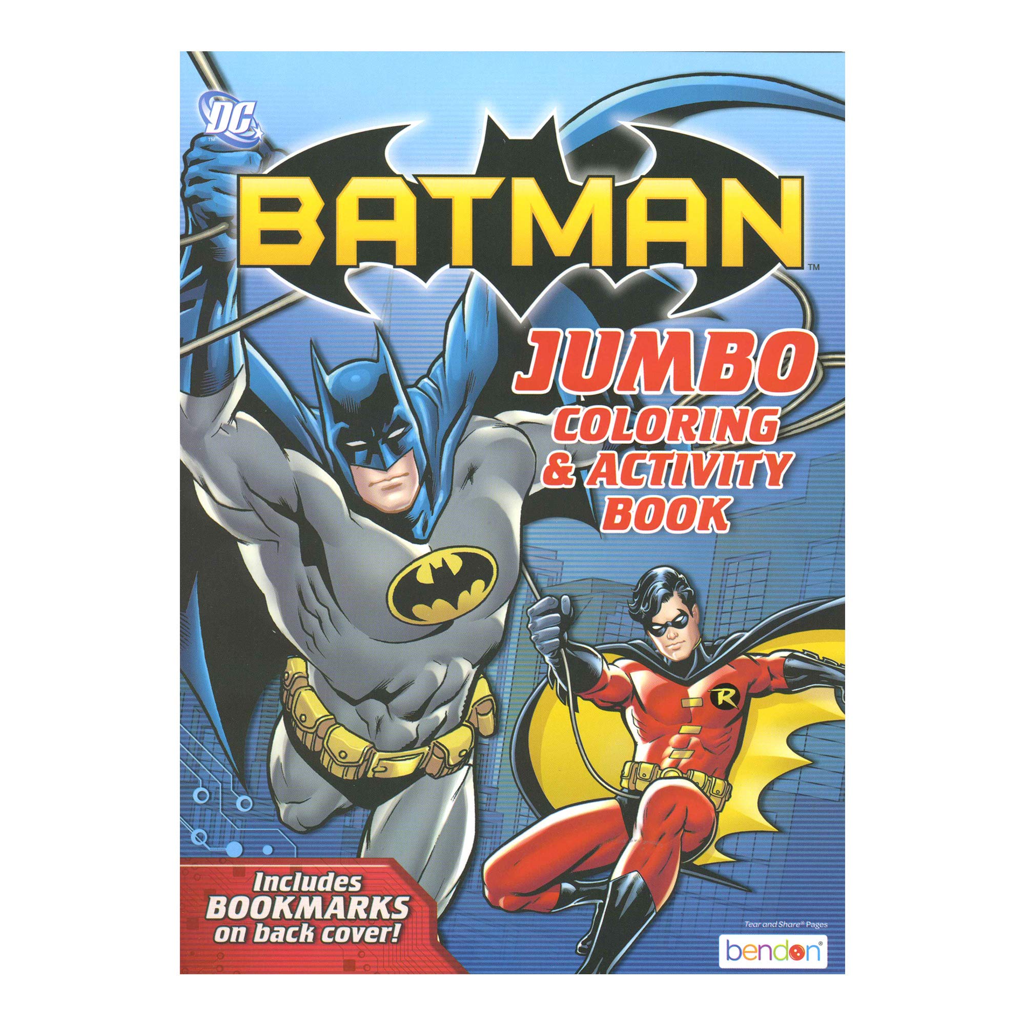 Photo 1 of Batman Coloring Book 1 Title, Fun Game Workbook for Learning Drawing Coloring, Gift for Kids Toddler Activity at Classroom Home, 80 Pages, 1-Pack