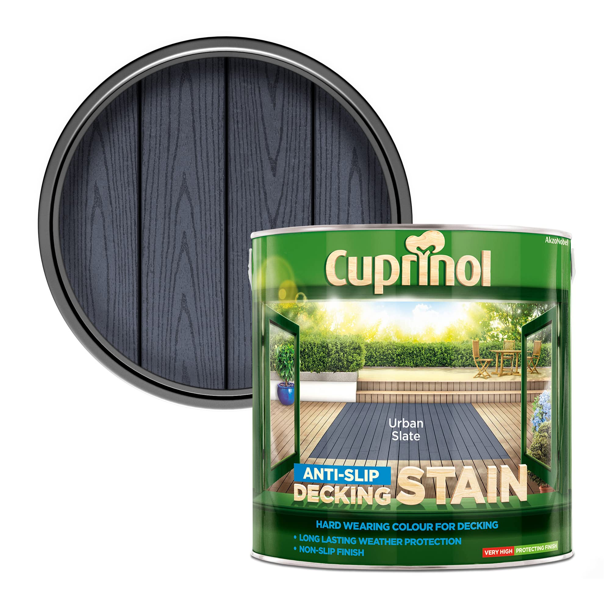 Cuprinol Exterior Woodcare, Urban Slate, 2.5 L