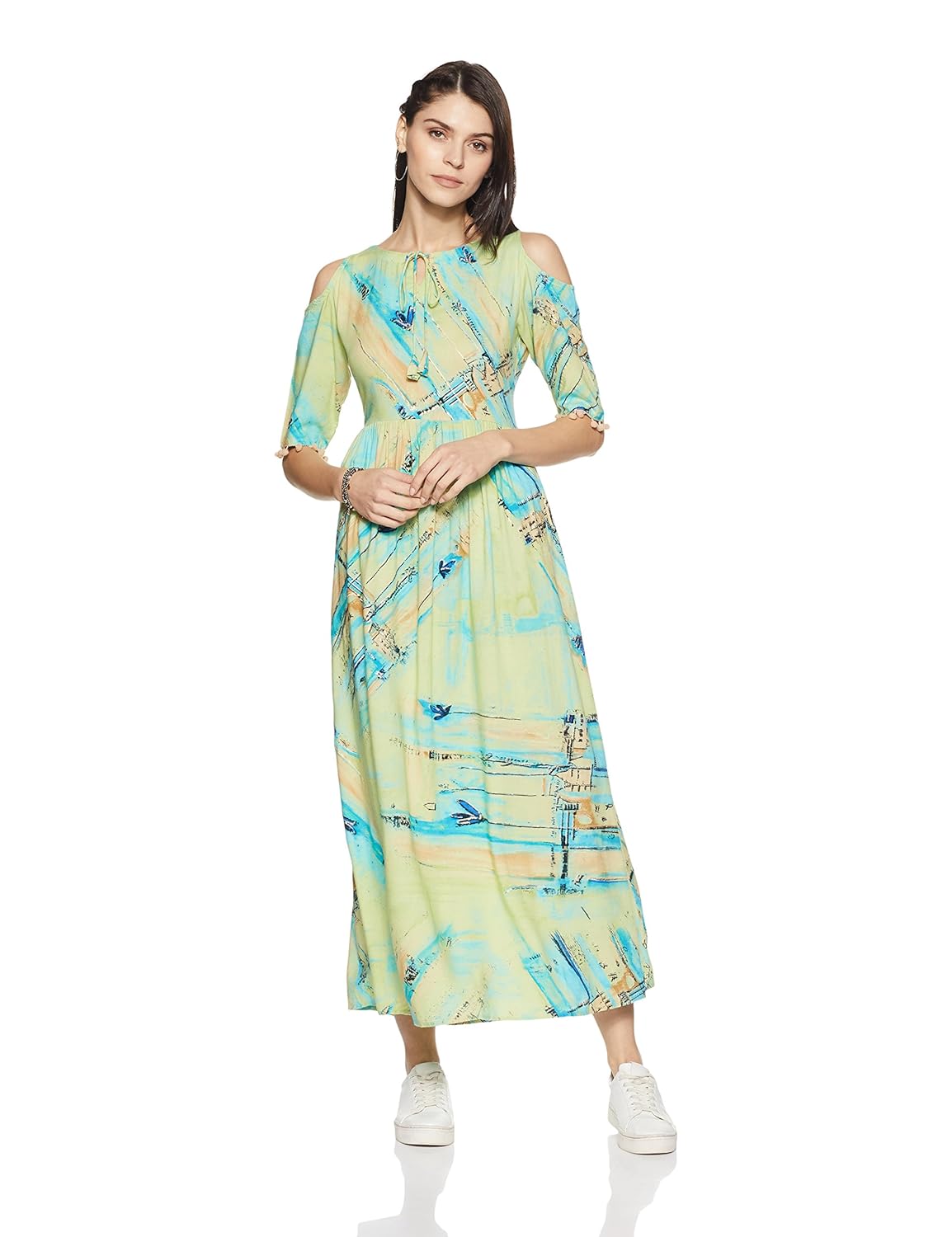 gerua women's anarkali kurta