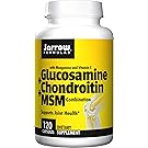 Jarrow Formulas Glucosamine and Chondroitin and MSM, Supports Joint Health, 120 Caps