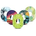 ExpressionMed - Adhesive Patch for Dexcom G7 and Stelo (5-Pack) - Made in The USA, Waterproof, Split Backing, CGM Tape (Tropical Paradise)