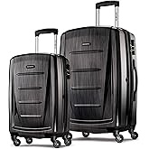Samsonite Winfield 2 Hardside Expandable Luggage with Spinner Wheels, Brushed Anthracite, 2-Piece Set (20/28)