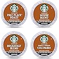 Starbucks K-Cup Coffee Pods, Medium Roast Coffee Variety Pack for Keurig Brewers, 100% Arabica, 1 Box (96 Pods)