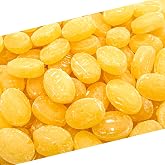Lemon Drops Hard Candy, Lemon Hard Candy, 1 Lb Bag | Bold Natural Flavor, Old Fashioned Candy, Sugar Sanded, Unwrapped