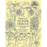Treasury of Flower Designs for Artists, Embroiderers and Craftsmen (Dover Pictorial Archive)