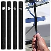 IURILA Dock Line Chafe Guard 4 Pcs 24", Chafe Guards for Dock Lines-Slip Detachable,Can Eliminate The Friction Sound of Dock Line and Prevent Scratches on The Hull Surface