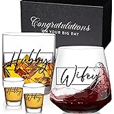 Couple Gifts Unique Engagement Wedding Gifts for Newlywed Mr and Mrs Him and Her, Novel Wishes for Couples