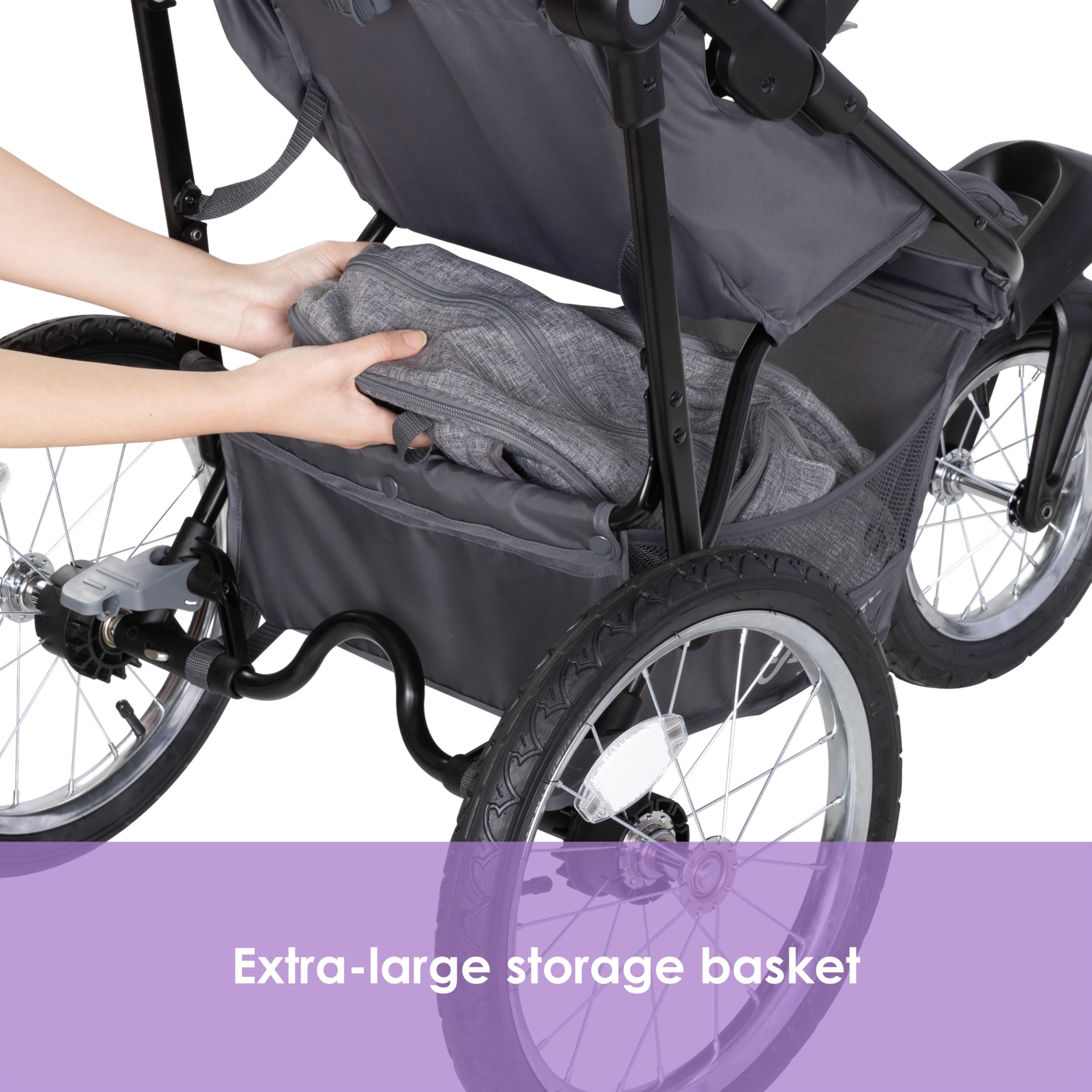 Baby Trend Journey Jogging Stroller, Stellar Grey