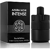 URBAN COLLECTION Azura Noir Intense Eau De Parfum for Men 3.4 fl oz – Cardamom & Earthy Notes – Bourbon Vanilla Base – Long Lasting – Elegant 100ml Bottle – Free of Paraben, Vegan & Cruelty-Free