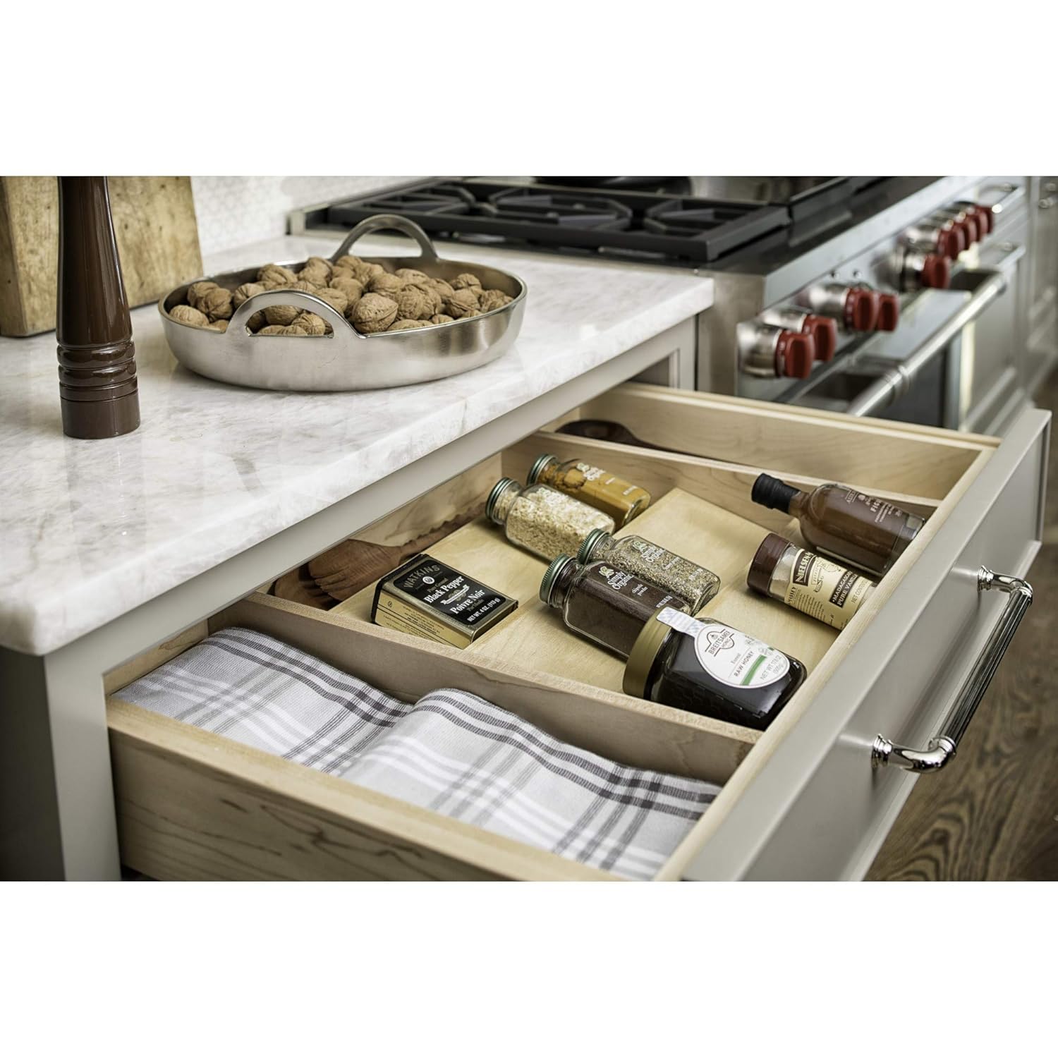 Buy Rev A Shelf 4sdi 18 Large Wood Spice Drawer Insert Online