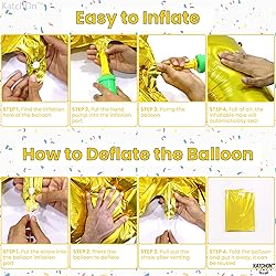KatchOn, Giant Gold 16 Balloon Numbers - 40 Inch