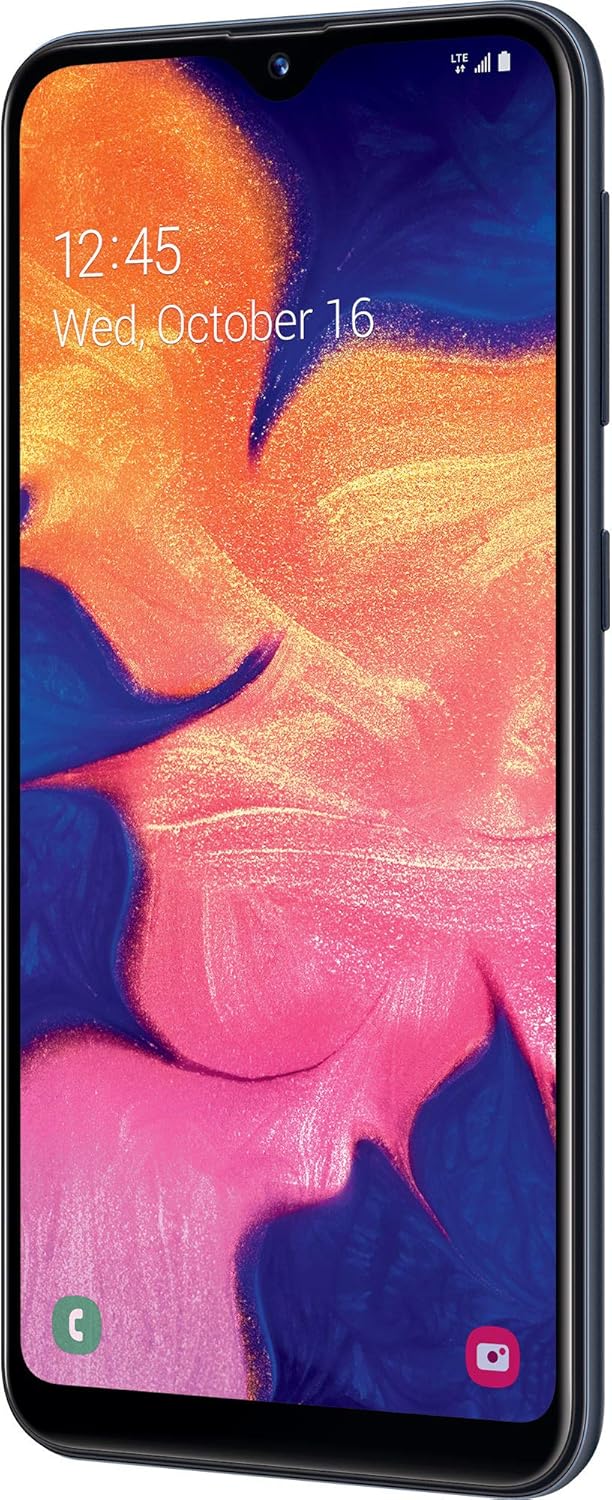 Tracfone Samsung Galaxy A10e 4G LTE Prepaid Smartphone (Locked) - Black - 32GB - SIM Card Included - CDMA - with $30 Airtime Bundle