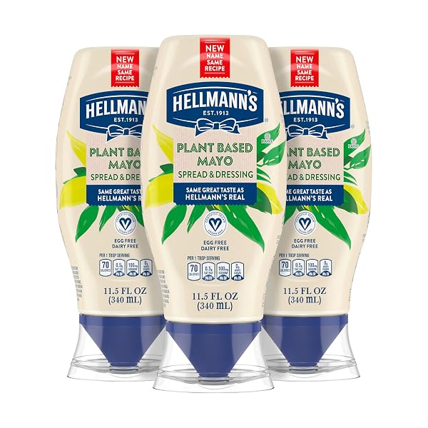 HELLMANN’S VEGAN DRESSING AND SPREAD VEGAN 3 CT...