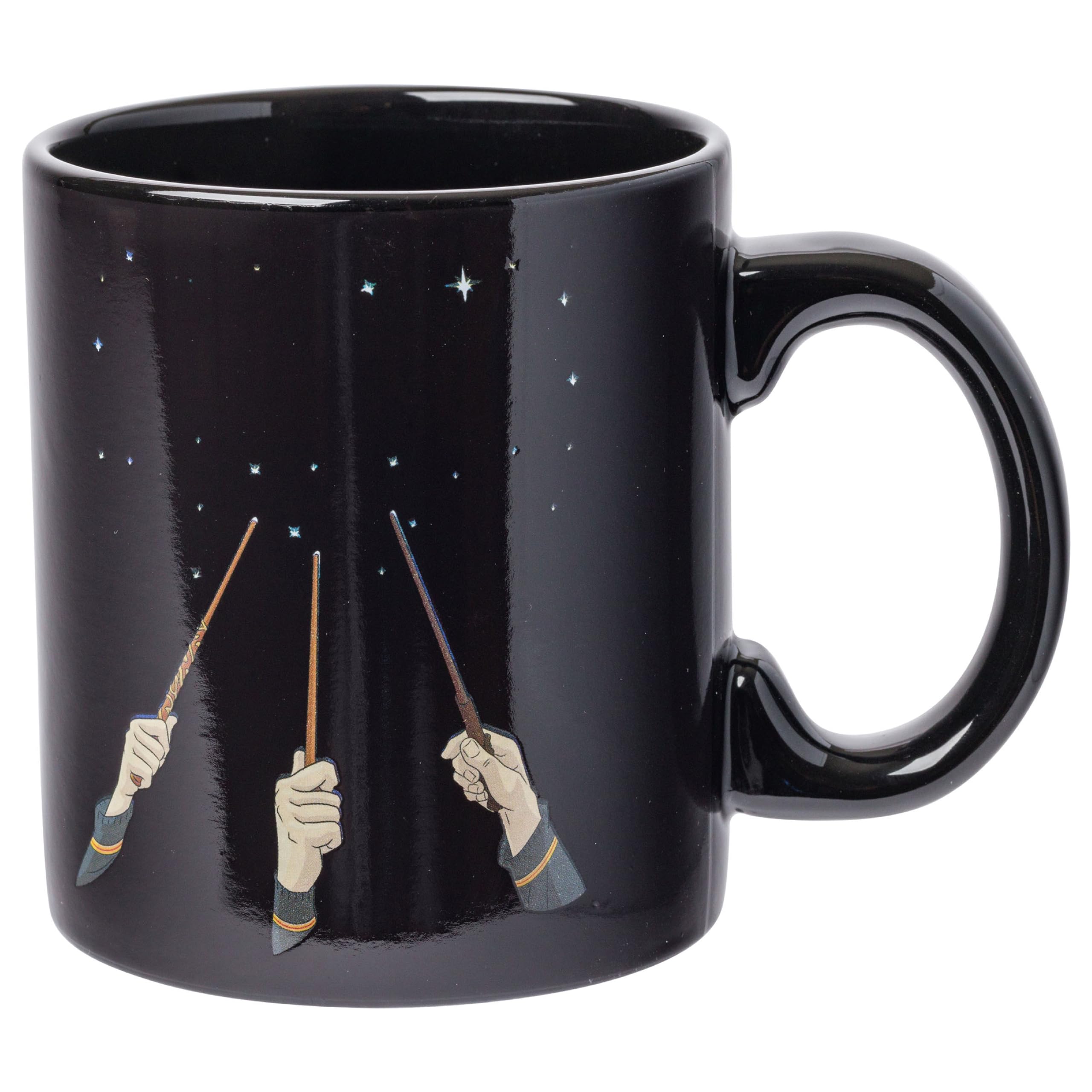 Photo 1 of Silver Buffalo Harry Potter Wand Reveal Heat Reveal Ceramic Mug, 20 Ounces