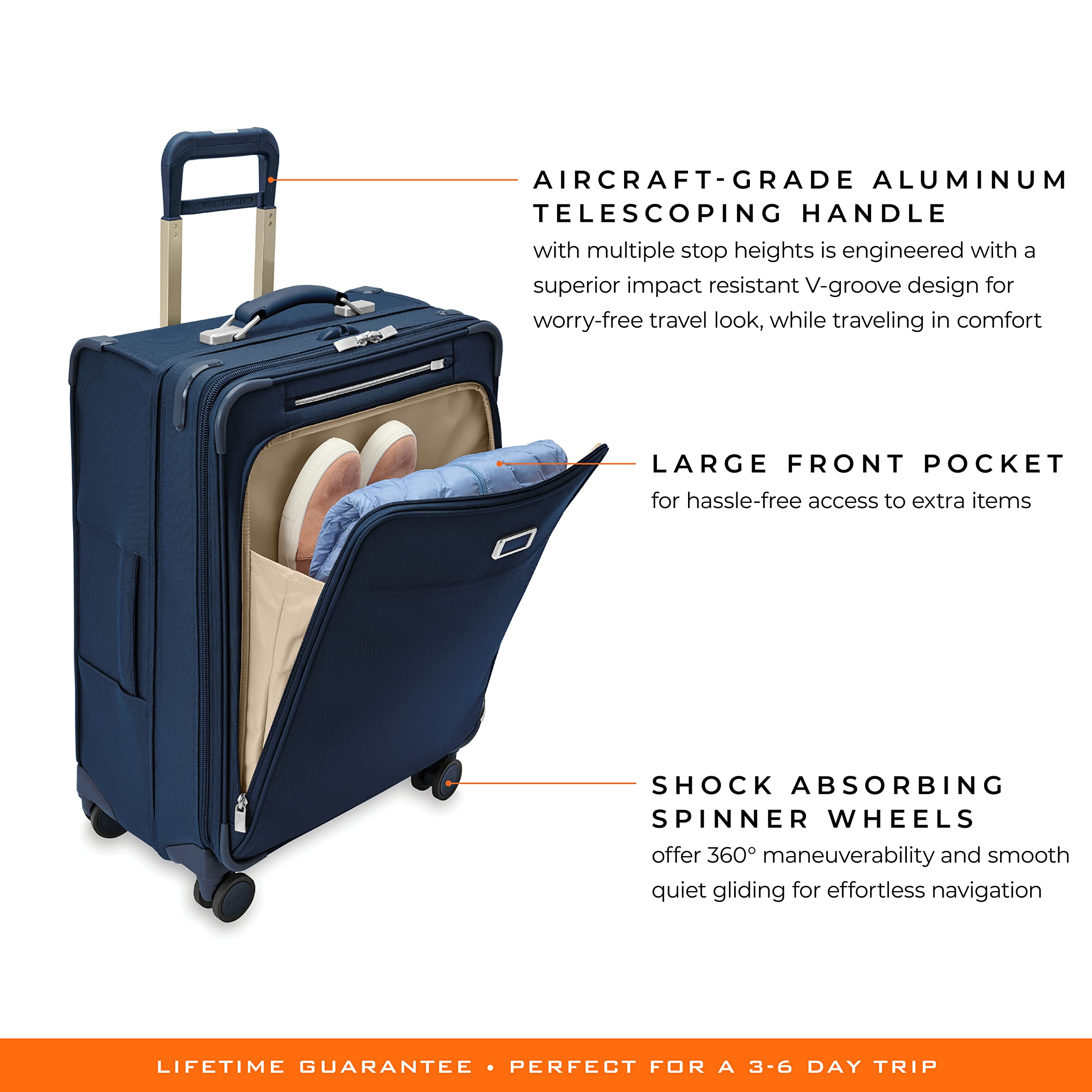 Briggs & Riley Briggs & Riley 4 Wheel Expandable Spinner Suitcase