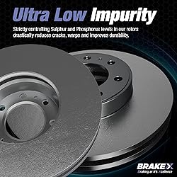[Front] Brake X Replacement Brake Rotors Kit