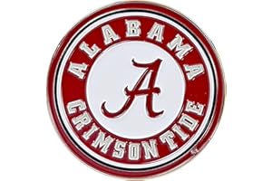 University of Alabama Metal 3D Team Emblem by FANMATS – All Weather Decal for Indoor/Outdoor - Easy Peel & Stick Installation on Vehicle, Cooler, Locker, Tool Chest-Unique Gift for NCAA Football Fan