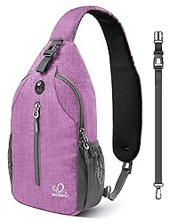 WATERFLY Small Hiking Sling Bag: Crossbody Sling