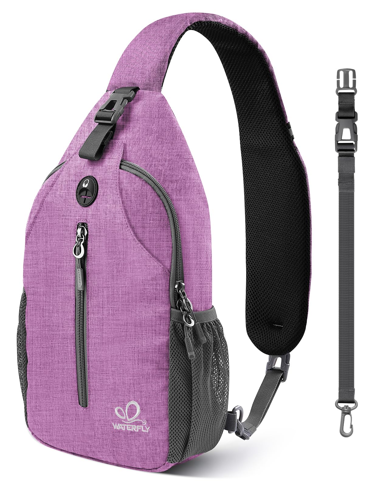 WATERFLY Small Hiking Sling Bag: Crossbody Sling