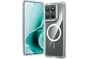 FNTCASE for Motorola Edge-2025 Magnetic Case: Clear Military Grade Drop Protection Anti Yellowing Cell Phone Cover - Rugged Shockproof Protective Bumper Transparent Phonecase