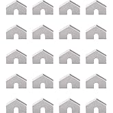 20 Pack Stainless Steel Cutter Blades,Pyramid Blades | for Automatic Drywall, NorthStar, TapeMaster, Premier,TapeTech, Columbia, BlueLine USA, Concorde,Taping Tools