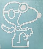 Snoophy Cartoon Dog Vinyl Decal Die Cut Sticker Car