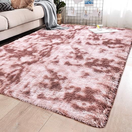 Yj Gwl Soft Shaggy Area Rugs For Girls Room Bedroom Non Slip Kids Carpet Baby Nursery