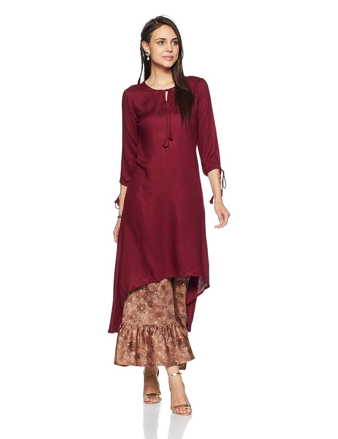 gerua women's a line salwar suit set