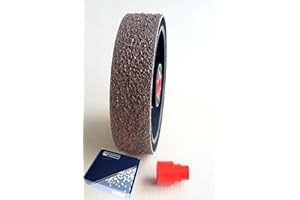 BALTIC ABRASIVE TECHNOLOGIES 6" Grit: 600 Premium REZ Soft Lapidary Diamond Wheel for Cabbing Grinding Sanding Polishing Operations. Plastic Body with Foam Padding. Perfect to Work with Stones, Gemstones, Glass.