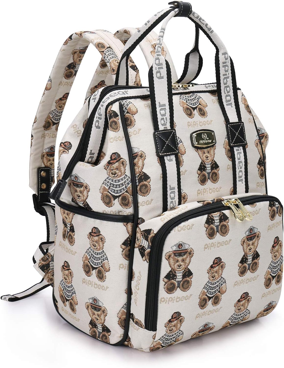Pipi bear Diaper Bag Backpack Stylish Cute Baby Bags Travel Back Pack