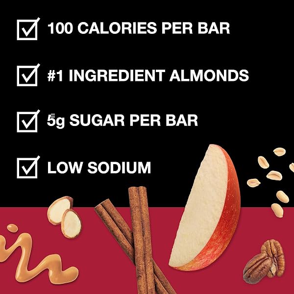 KIND THINS SNACK BARS, CARAMEL APPLE CINNAMON, GLUTEN FREE, LOW CALORIE, HEALTHY SNACKS, 5G SUGAR, 10 COUNT