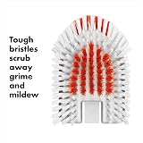 OXO Good Grips Extendable Tub Tile Brush 66-107cm Scrub Brush Pivot Head view 6
