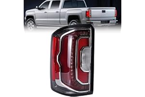 ZYphelants Ensemble de feux arrière avec faisceau de câblage pour GMC Sierra Denali 1500 LED 2016-2018 - Feu de frein arrière